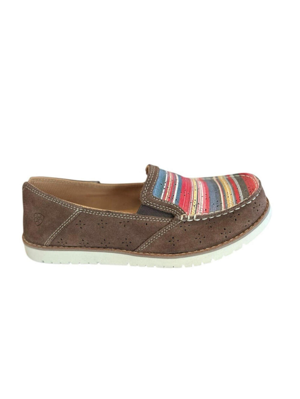 Ariat Slip on Cruiser Shoes Womens SZ 9 Suede Serape New without tags 2998.14
